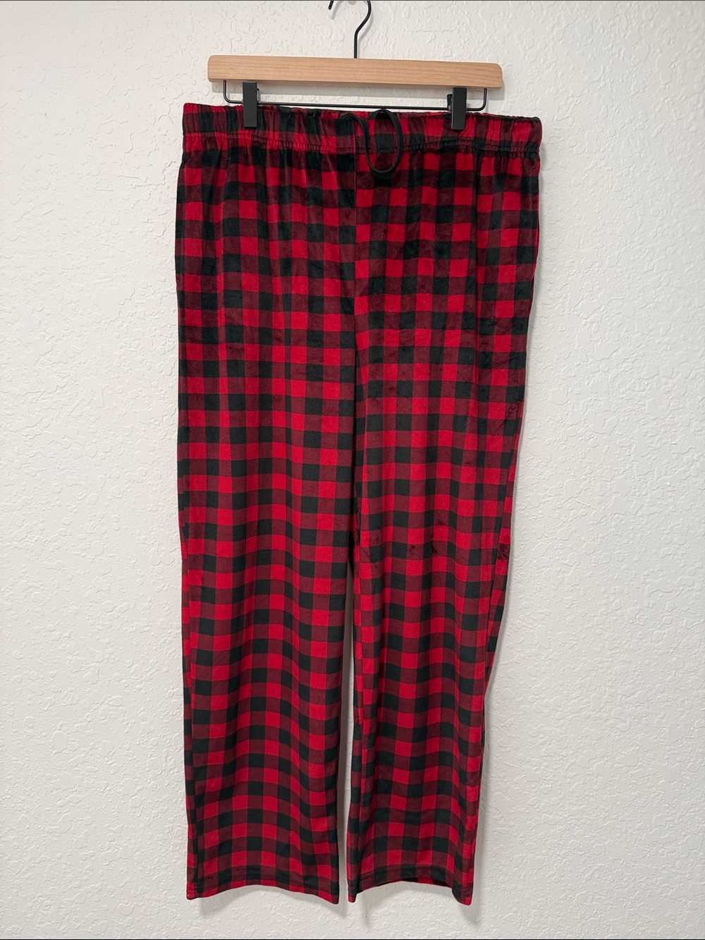 Men's DOCKERS Red and Black Buffalo Plaid Lounge Pants Size XL
